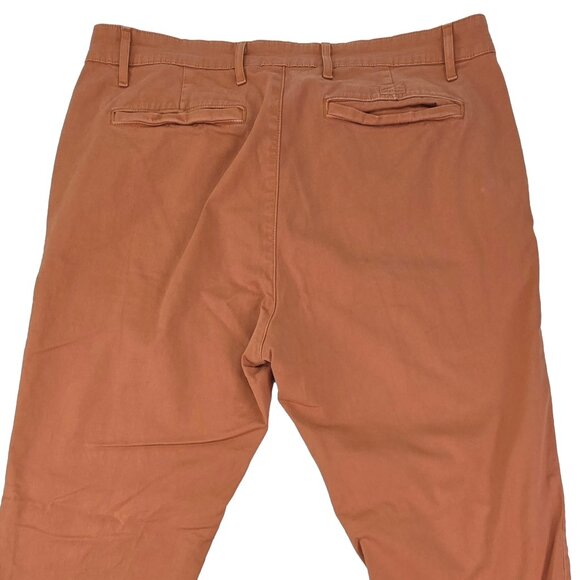 AG Adriano Goldschmied Standard Issue Slim Khaki Men's Pants 36 Straight Leg - Picture 2 of 7